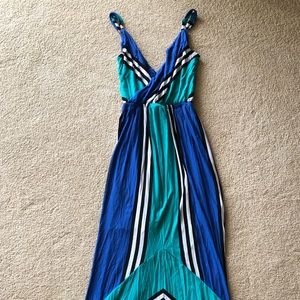 Bebe xxs high low dress